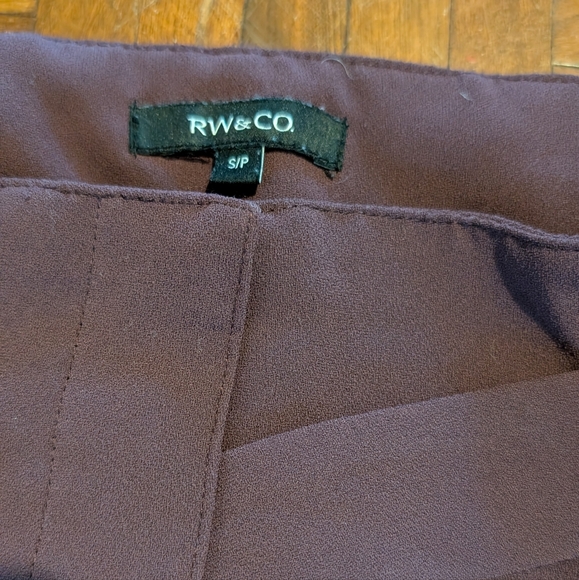 Mauve high waisted tapered dress pants - Picture 3 of 5